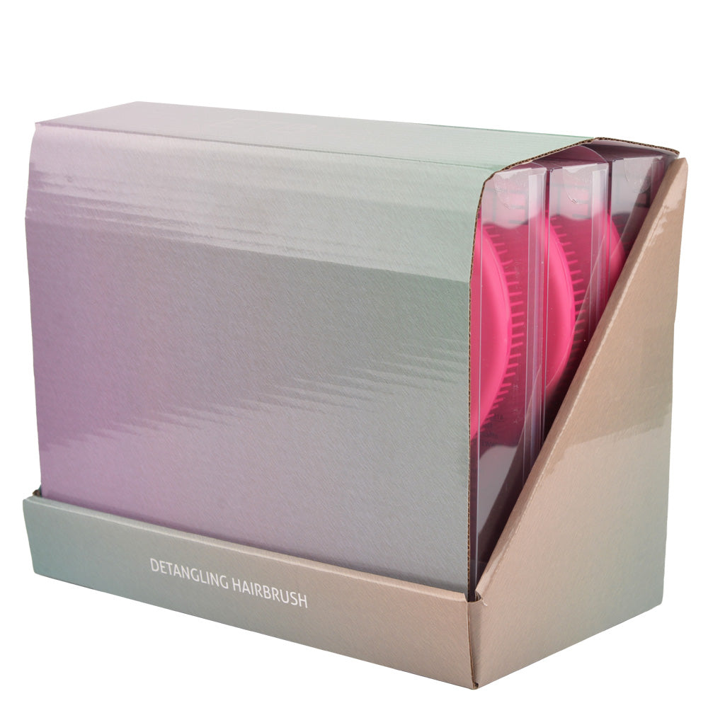 ETB HAIR PROFESSZIONÁLIS SZÍNES BONTÓKEFE KÉSZLET, PINK, DISPLAY, 9 DB