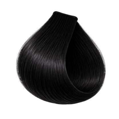 ETB HAIR COLORVERSE FĂRĂ AMONIAC & VEGAN VOPSEA PROFESIONALĂ PERMANENTĂ 1.0, NEGRU, 100 ML
