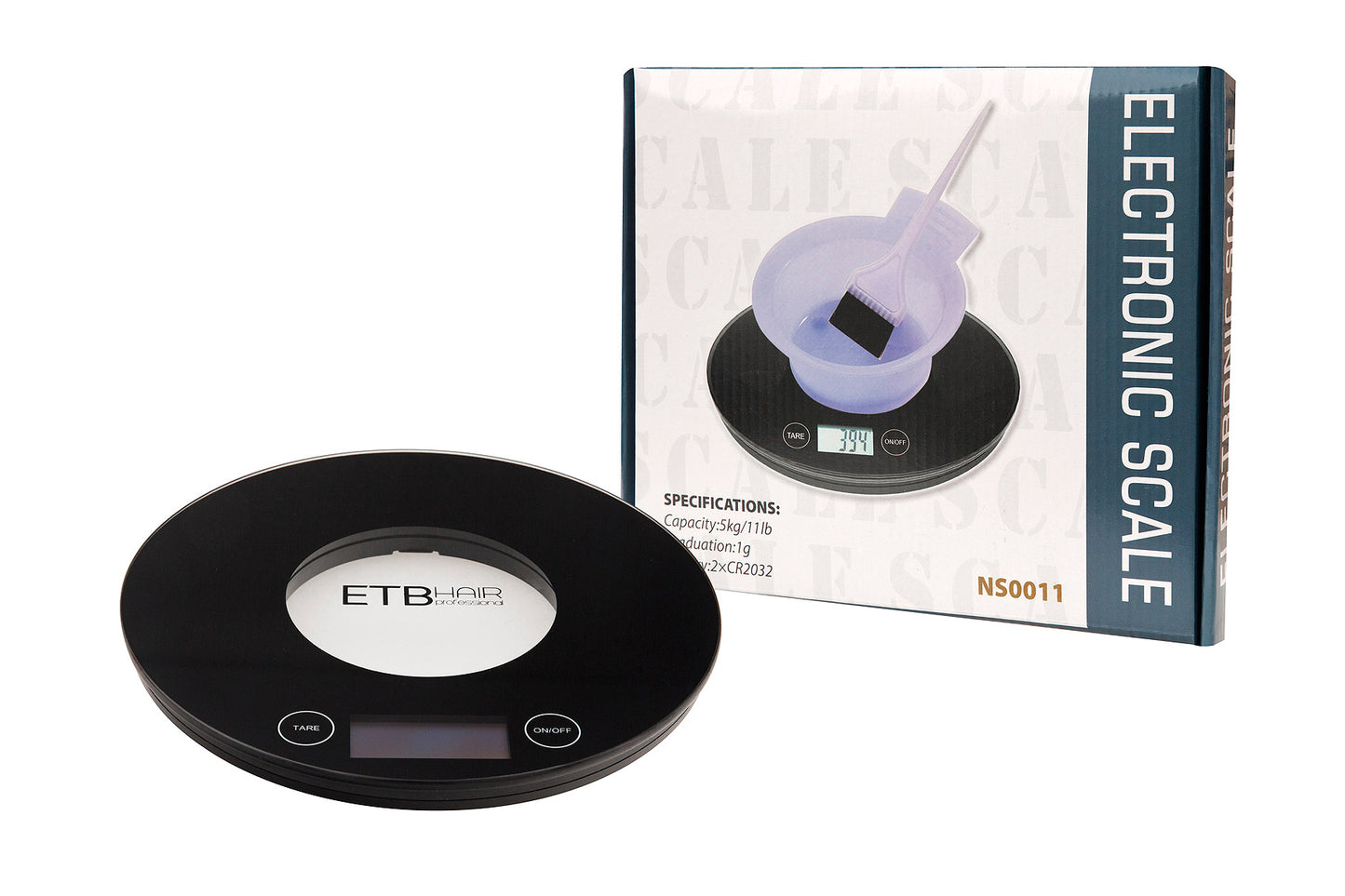 ETB Hair Digitális Üvegmérleg Pontos Mérésekhez, Max 5kg