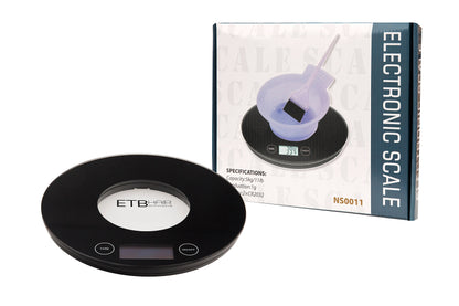 ETB Hair Digitális Üvegmérleg Pontos Mérésekhez, Max 5kg