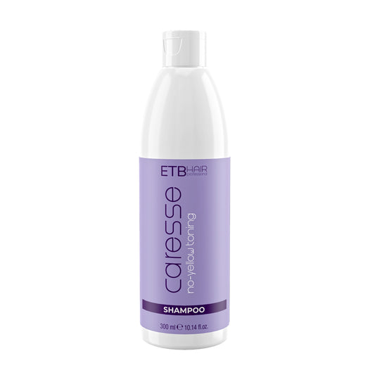 ETB Hair Caresse No-Yellow Toning Șampon Profesional Pentru Păr Blond sau Grizonat 300ml